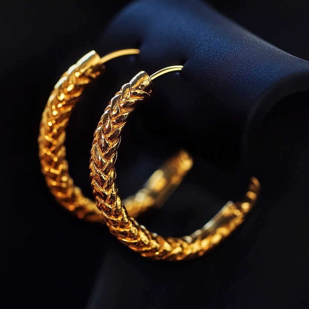 Gold Hoop Earrings