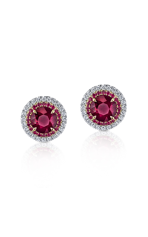 Omi Prive Duet Earrings S1338-SC1150-RURD